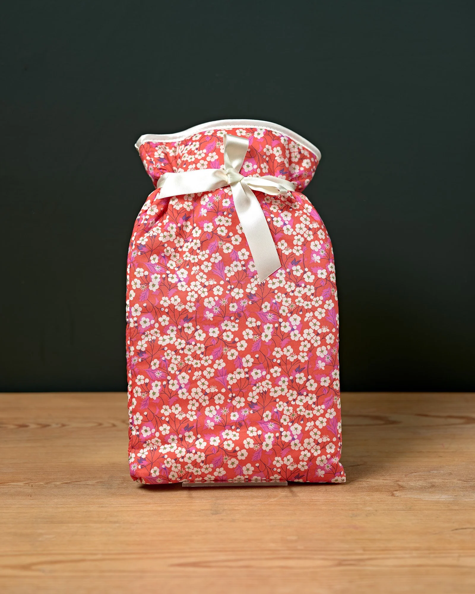 Red - Handmade Cotton 1L Water Bottle Cover 64