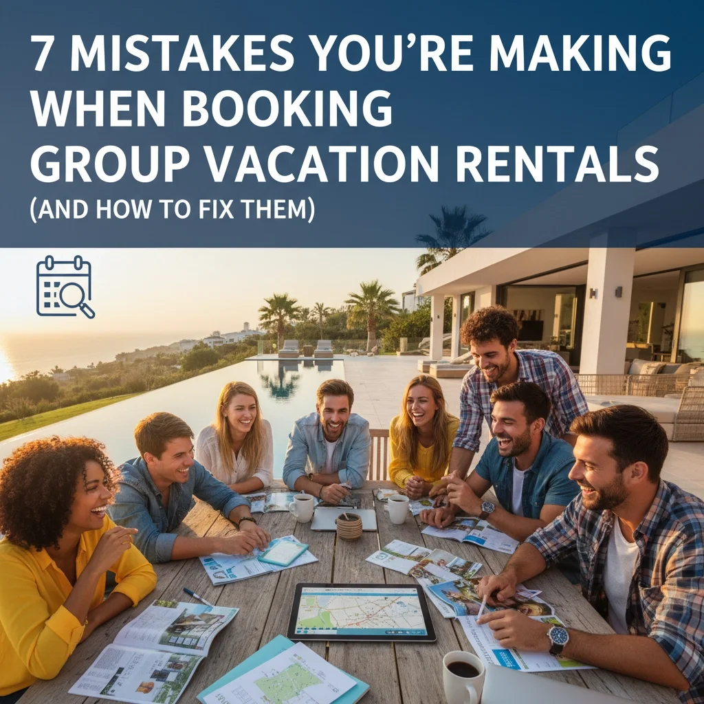 7 Mistakes You're Making When Booking Group Vacation Rentals (and How to Fix Them)