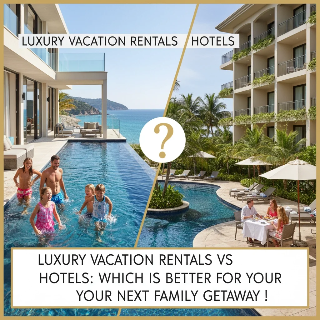 Luxury Vacation Rentals vs Hotels: Which Is Better For Your Next Family Getaway?