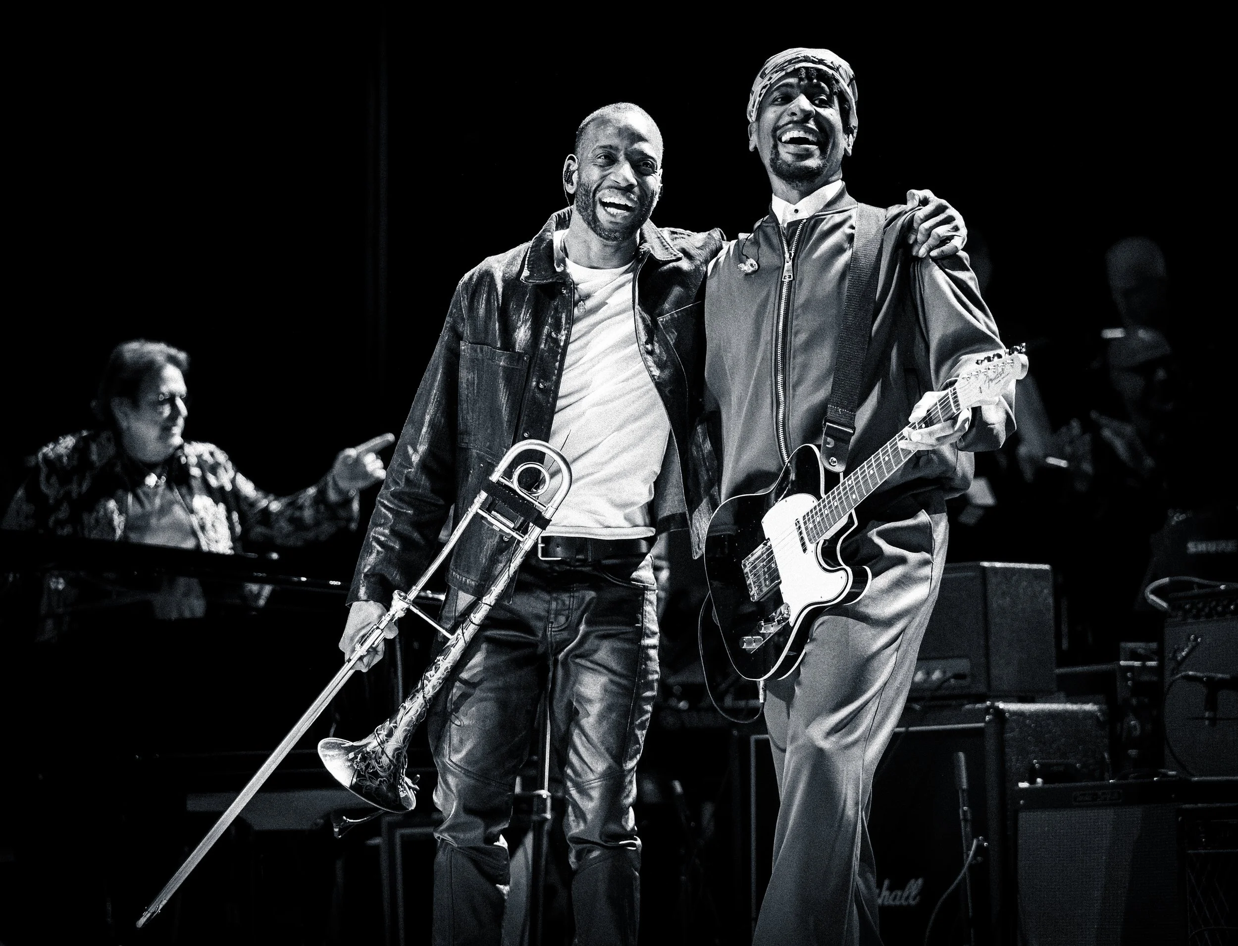 I NEED YOU: Jon Batiste and Trombone Shorty feeding off of each other at The Beacon Theatre. 