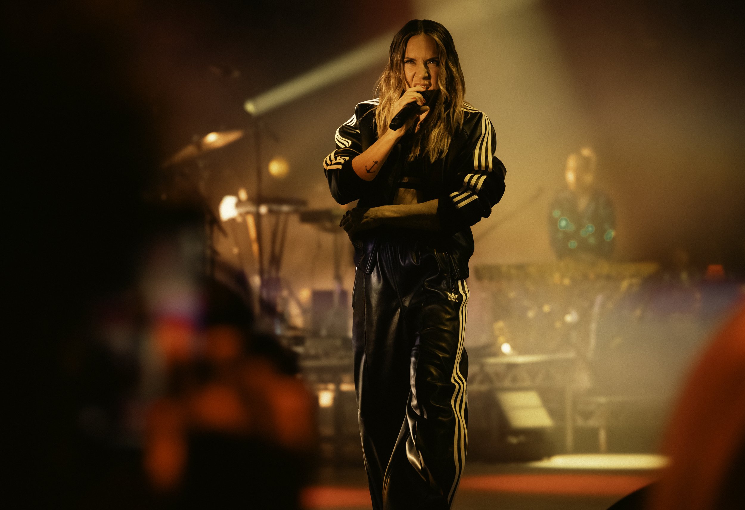 WHO I AM: MELANIE C OF SPICE GIRLS FAME GIVING ME THE STARE AT ROYAL ALBERT HALL IN LONDON.