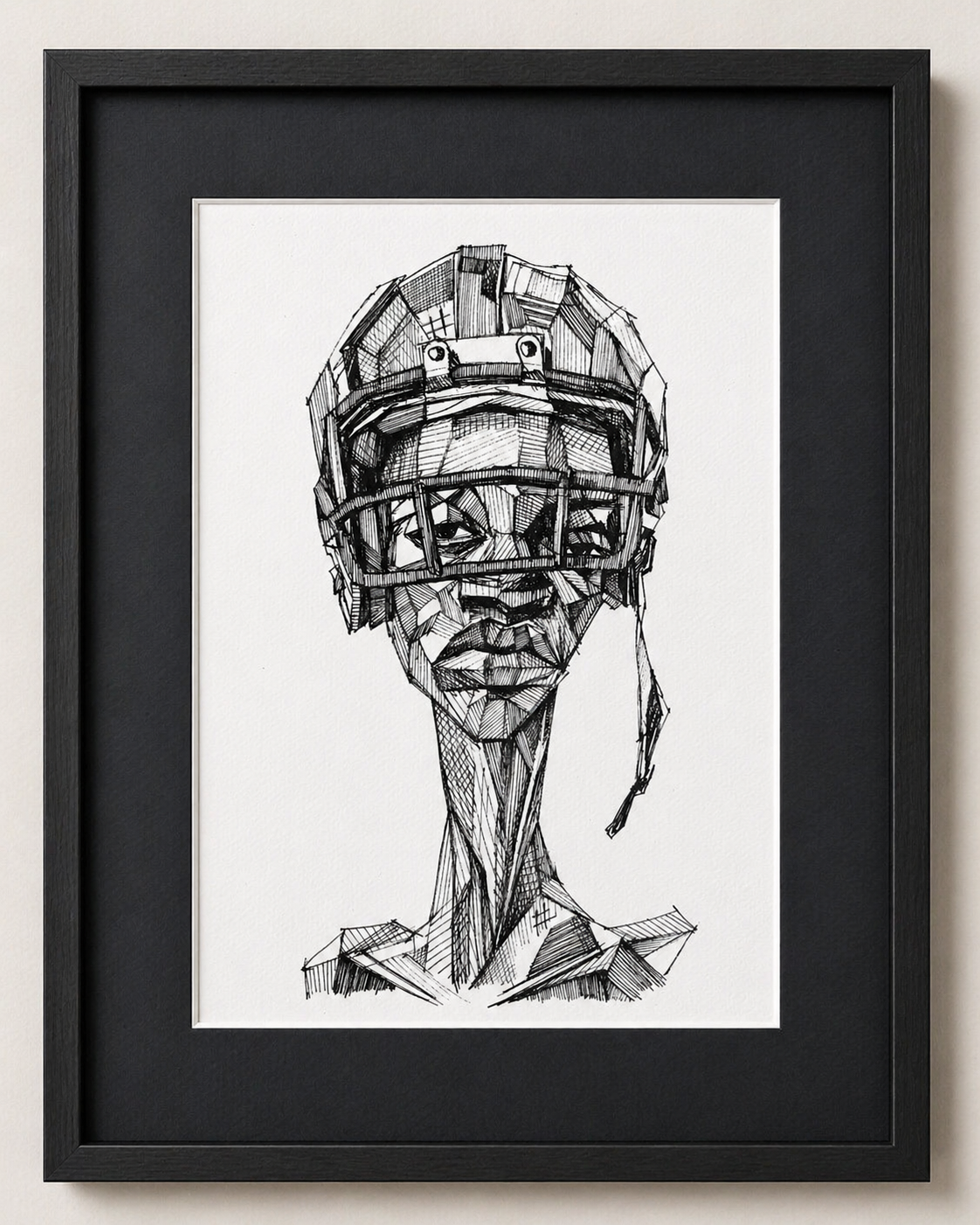 “Past Life” 16 x 22in Ink Study on Premium Art Paper