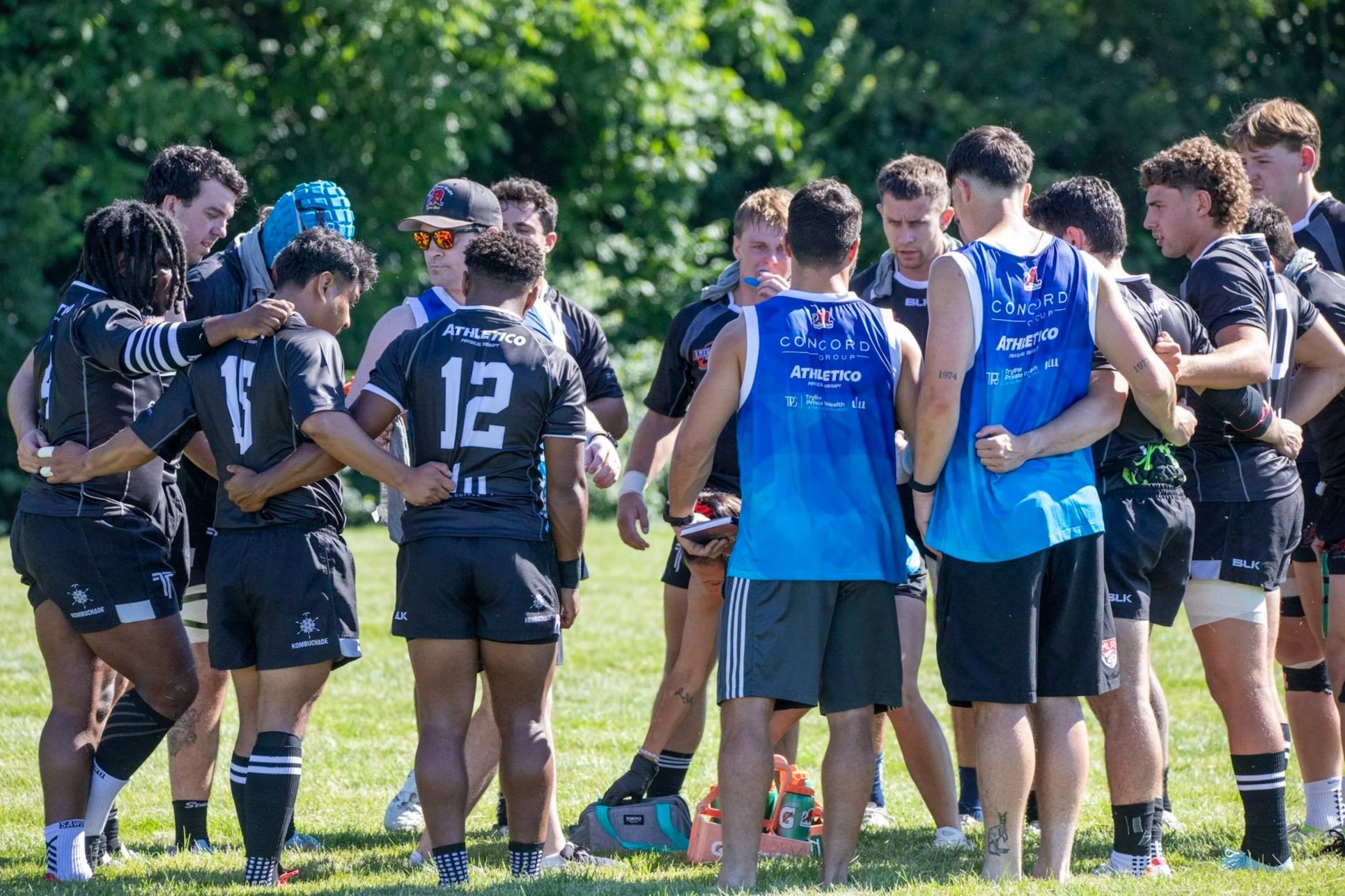Chicago Lions 7's rugby team playing rugby in Chicago