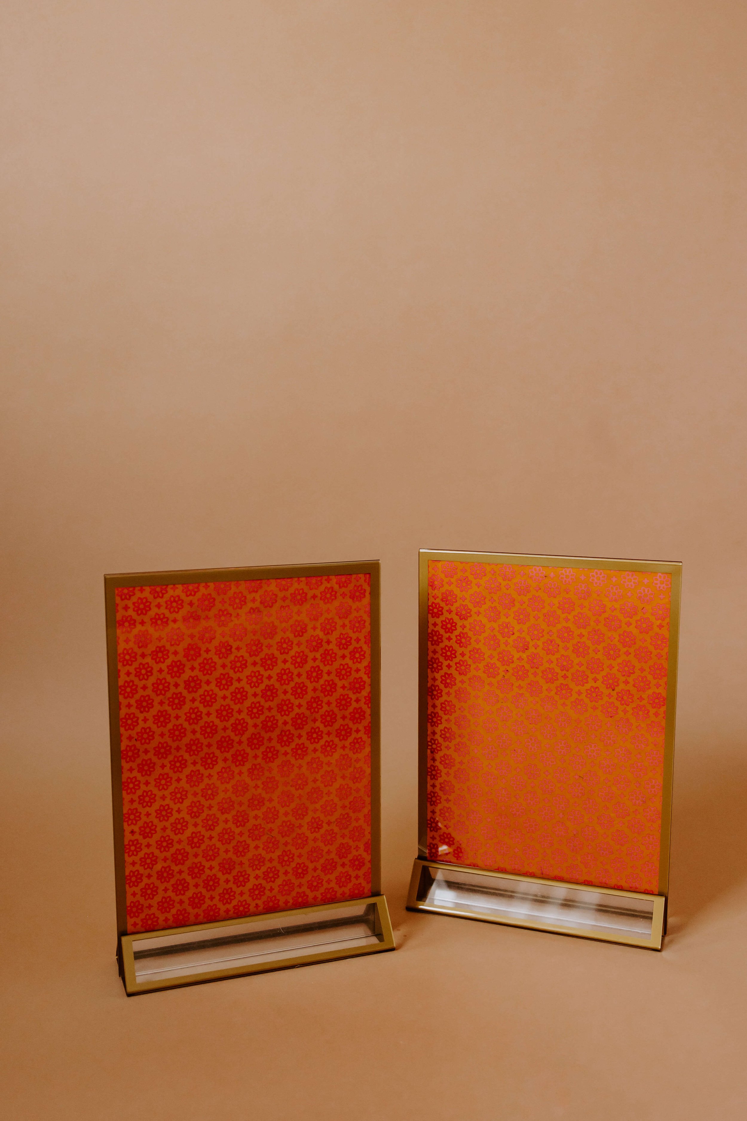 Gold Acrylic Vertical Frames