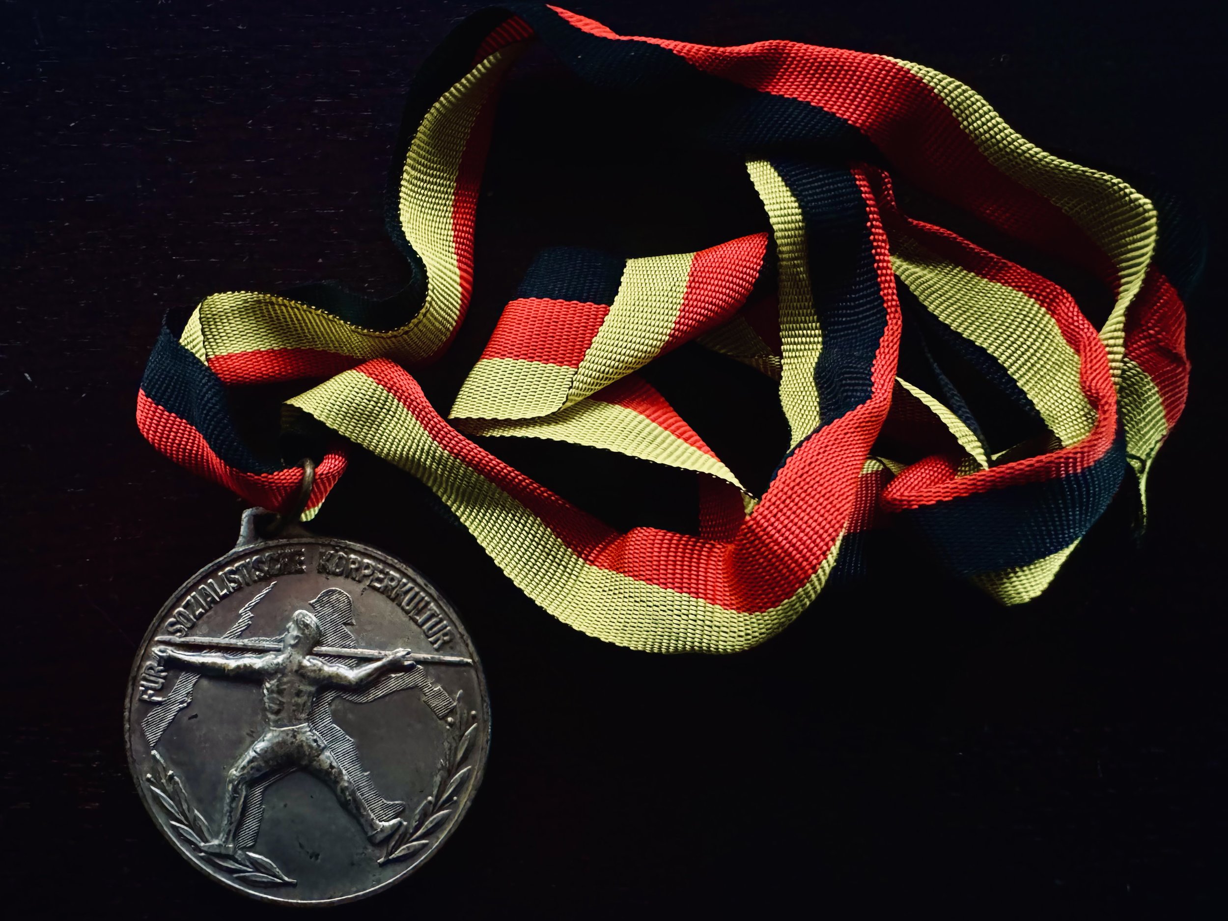 East German medal featured in Theodore Meyer's article 'Behind the Novel (Part One): Easter Eggs'