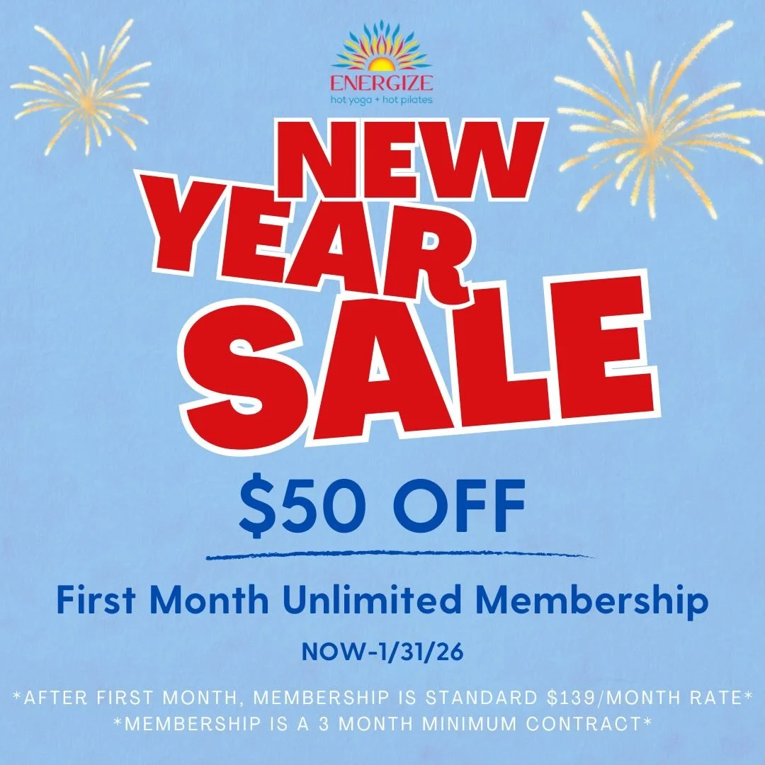 New year, new goals, new sweat era!
Make 2026 the year you show up for YOU. $50 off your first month of unlimited is LIVE!
Hot Yoga, Inferno Hot Pilates, strength, community&hellip; we&rsquo;ve got it all covered! 💪🏼 Sign up for the unlimited membe