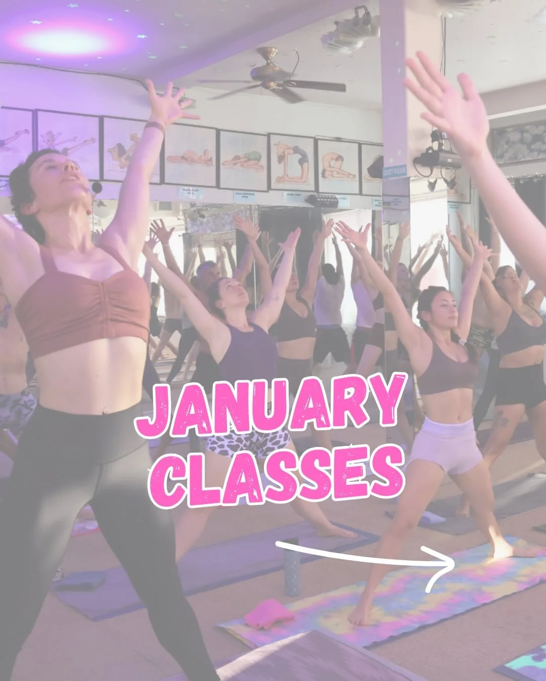2026 is almost here and we&rsquo;re turning up the heat from day one 🔥 
January classes &amp; events just dropped 🎇
Thank you for choosing this studio, this sweat, this community &mdash; we can&rsquo;t wait to keep sweating with you for another yea