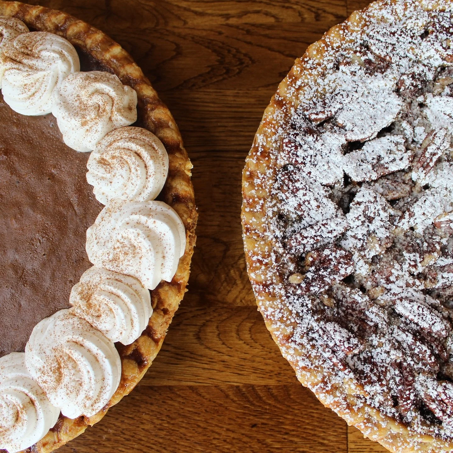 IT&rsquo;S PIE WEEK🥧

Get your orders in before 3pm today for 11/26 pick up🌟 

Apple, Dutch Apple, Pecan &amp; Pumpkin pies all made with buttery flaky delicious homemade crust😮&zwj;💨🧈

Call us @ 760-305-9500📞