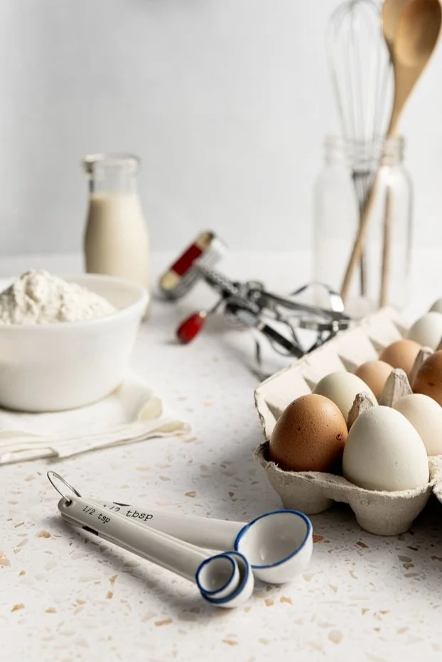 baking ingredients eggs