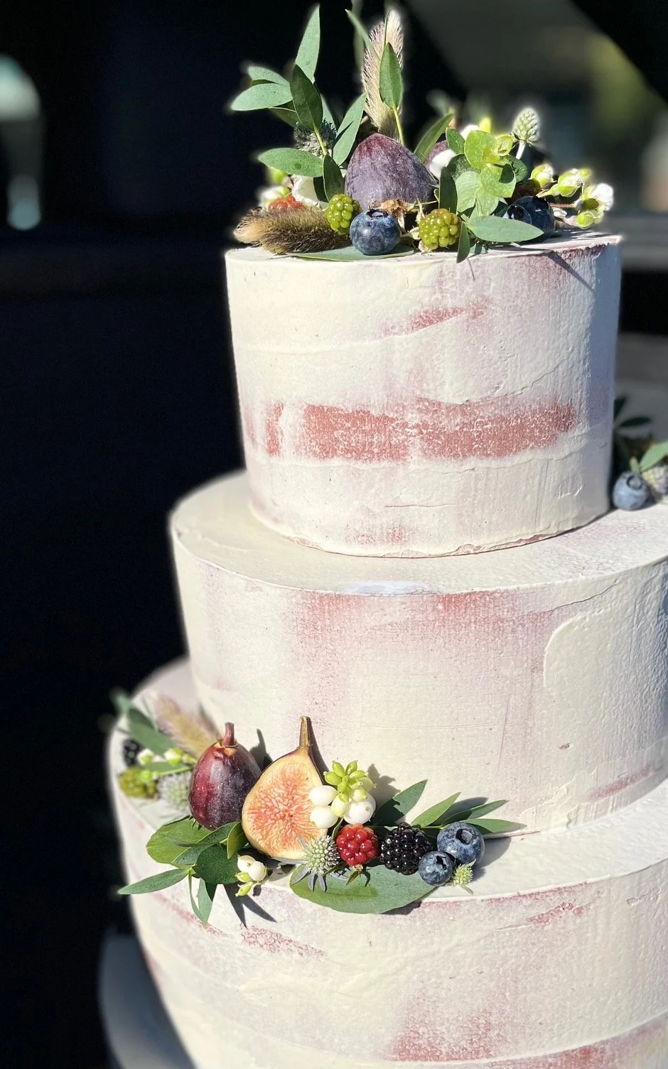 cake with flowers