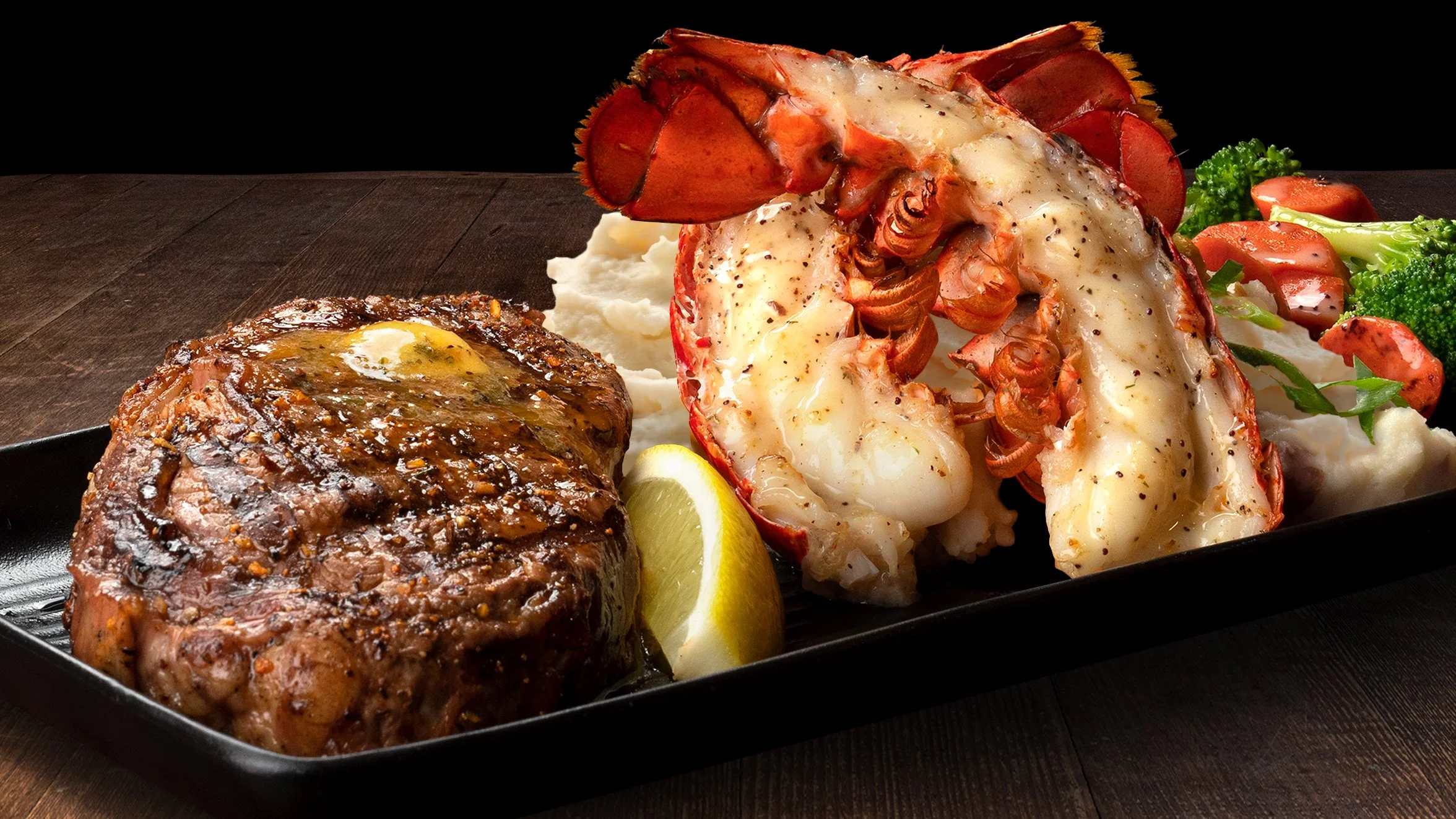 steak and lobster
