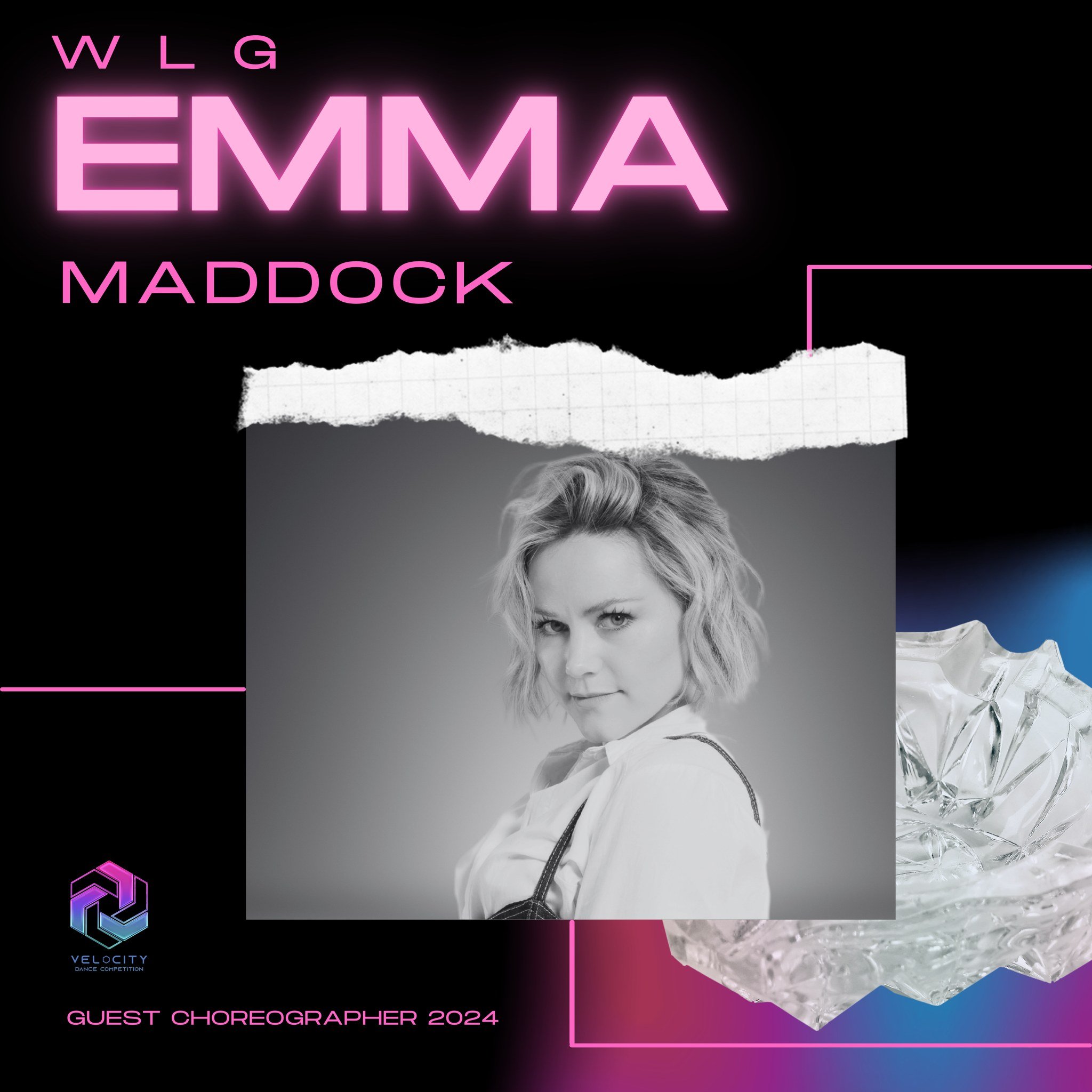 Announcing our Guest Choreographers for 2024 WLG Regional! 

First up we have the incredible Emma Maddock! 

Following an exciting and varied career in Melbourne Australia, working closely alongside Kimbra (Cameo Lover, Good Intent) &amp; Delta Goodr
