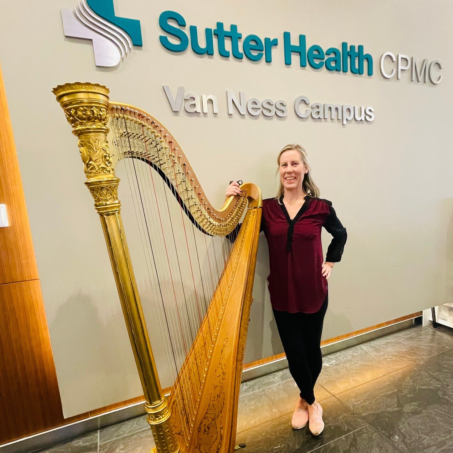 Heading to San Francisco for a two week HARP residency at Sutter Health! 

Patients, families, staff, and visitors will experience the calming, uplifting sounds of the harp and make special requests. 

I do so love that moment when someone asks, &quo