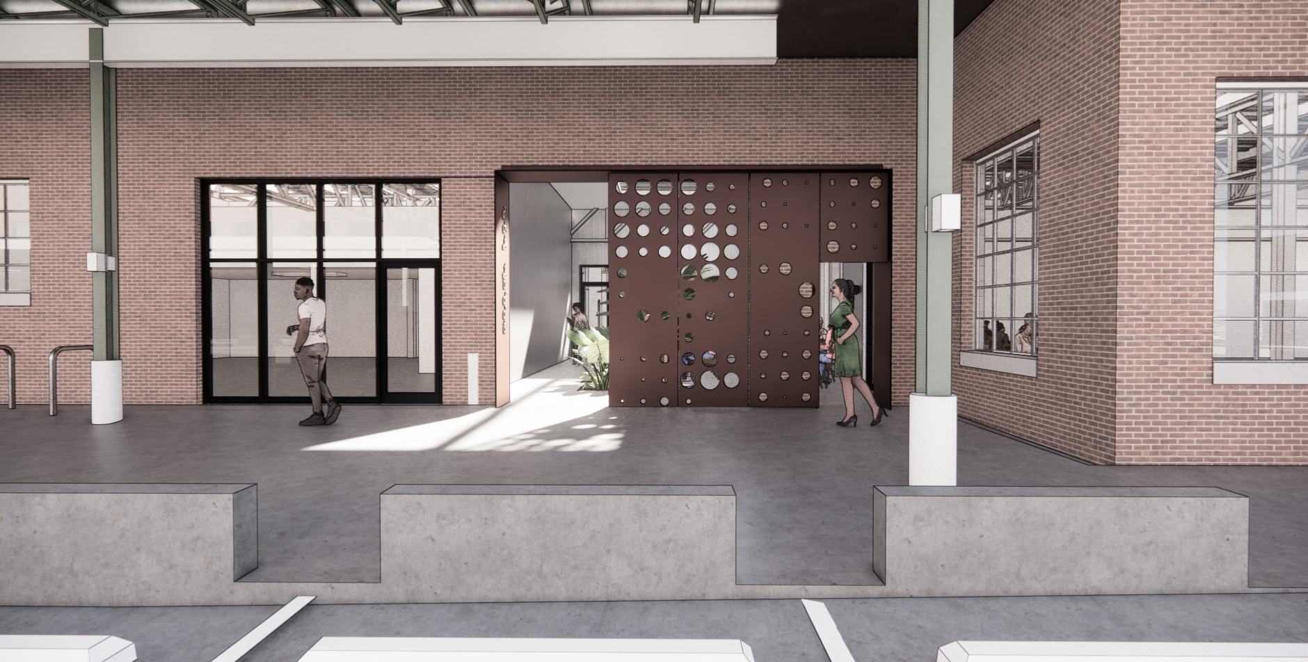 Breezeway tenant entrace east view.PNG