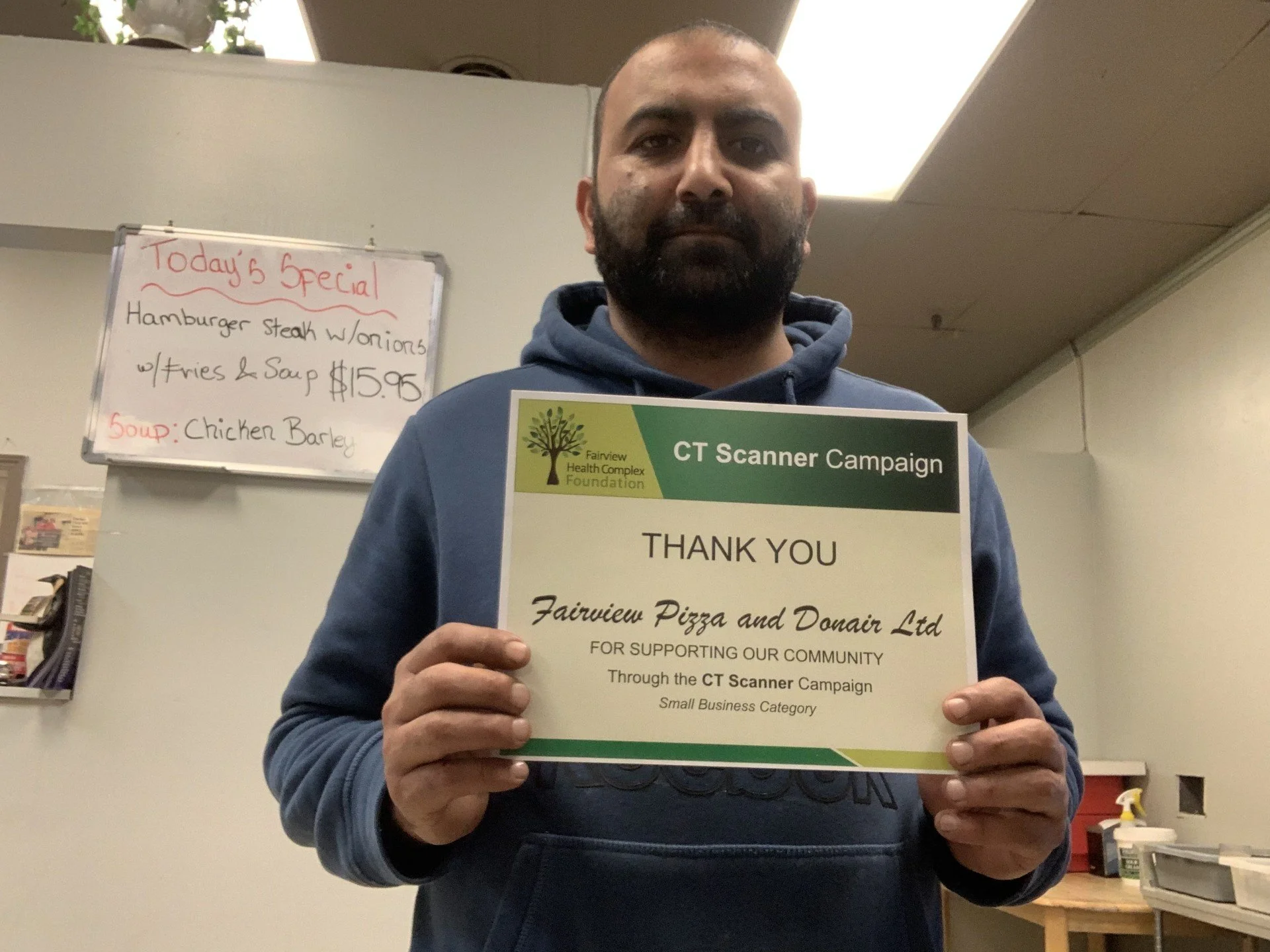 Fairview Pizza and Donair Ltd. – Community Support in Action