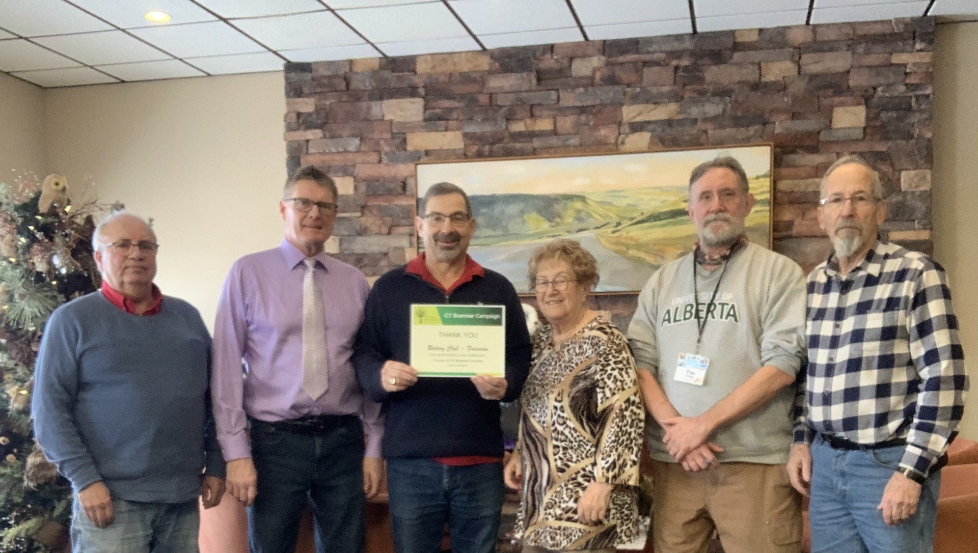 Rotary Club of Fairview Steps Up for the CT Scanner Campaign!