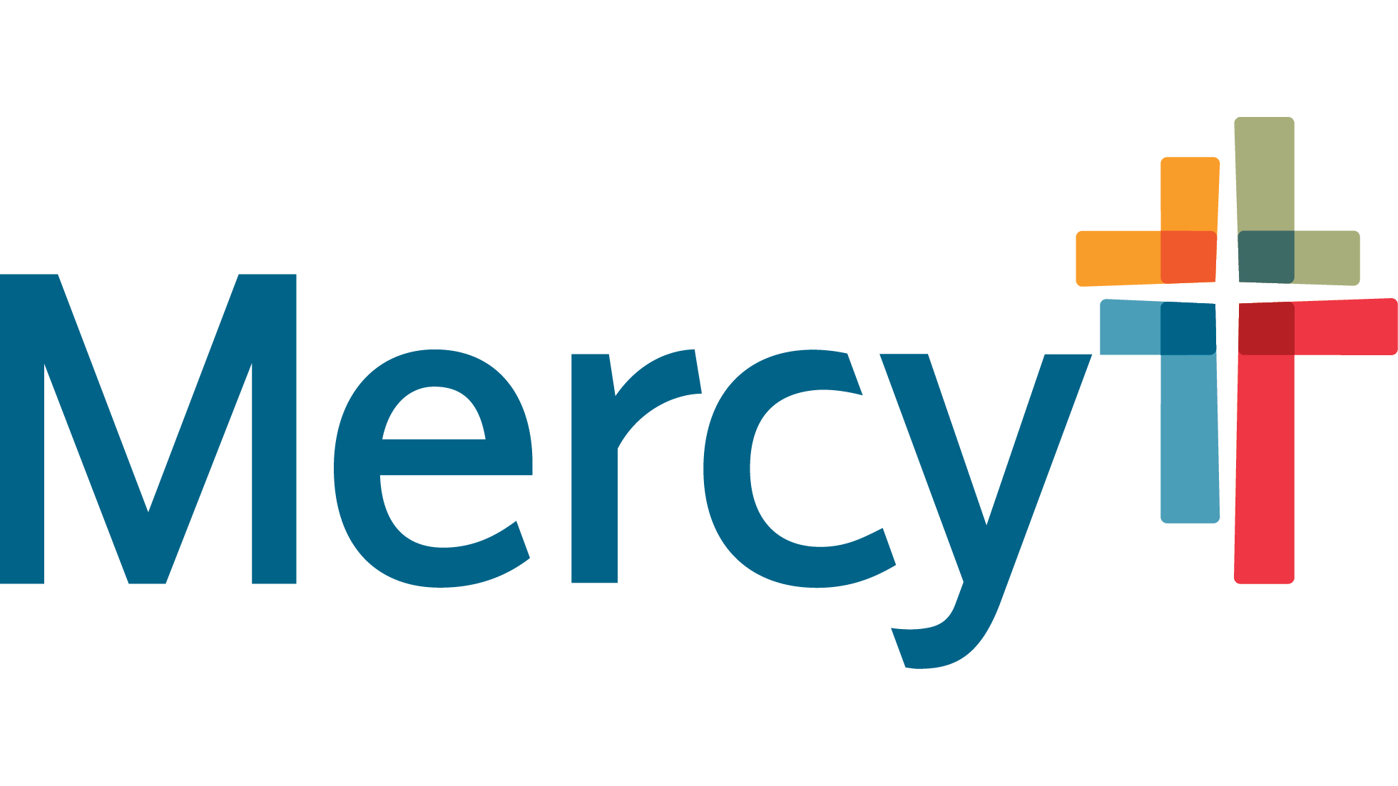 Mercy title with colorful bar chart design