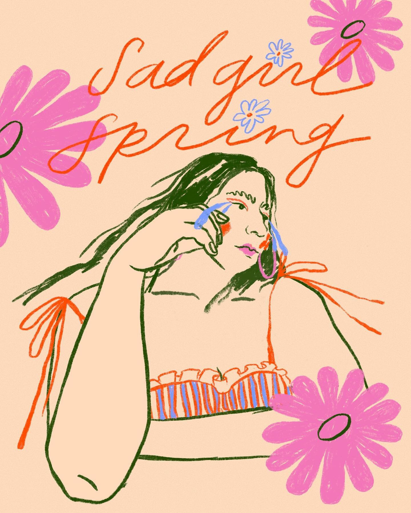 💧Sad girl spring vibes this month💧

#pov #selfie #explore #artist #illustrator #scadalumni #scad #spring #buckuback  #freelance #latinx #procreate