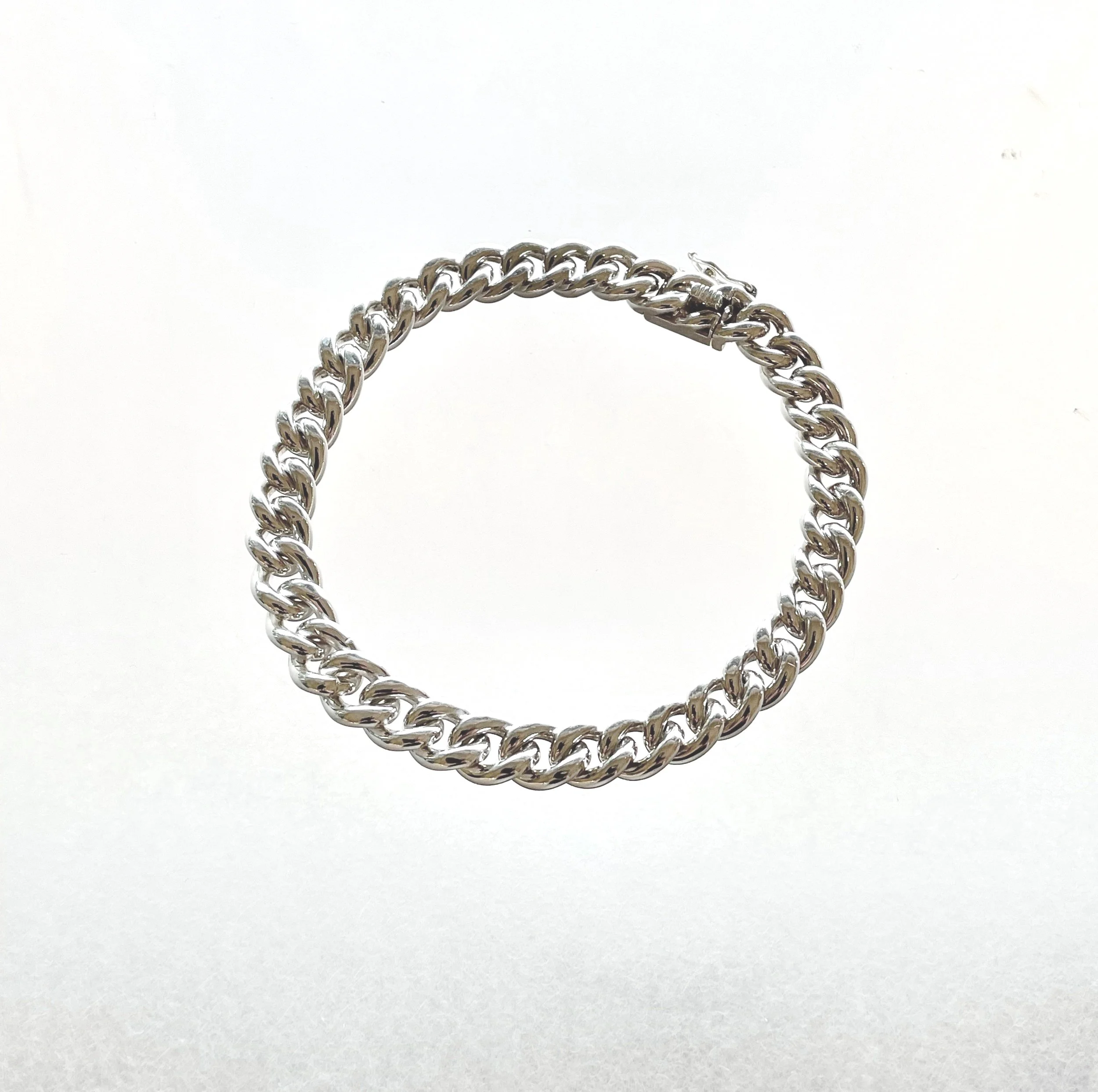 Silver Chain Link Bracelet