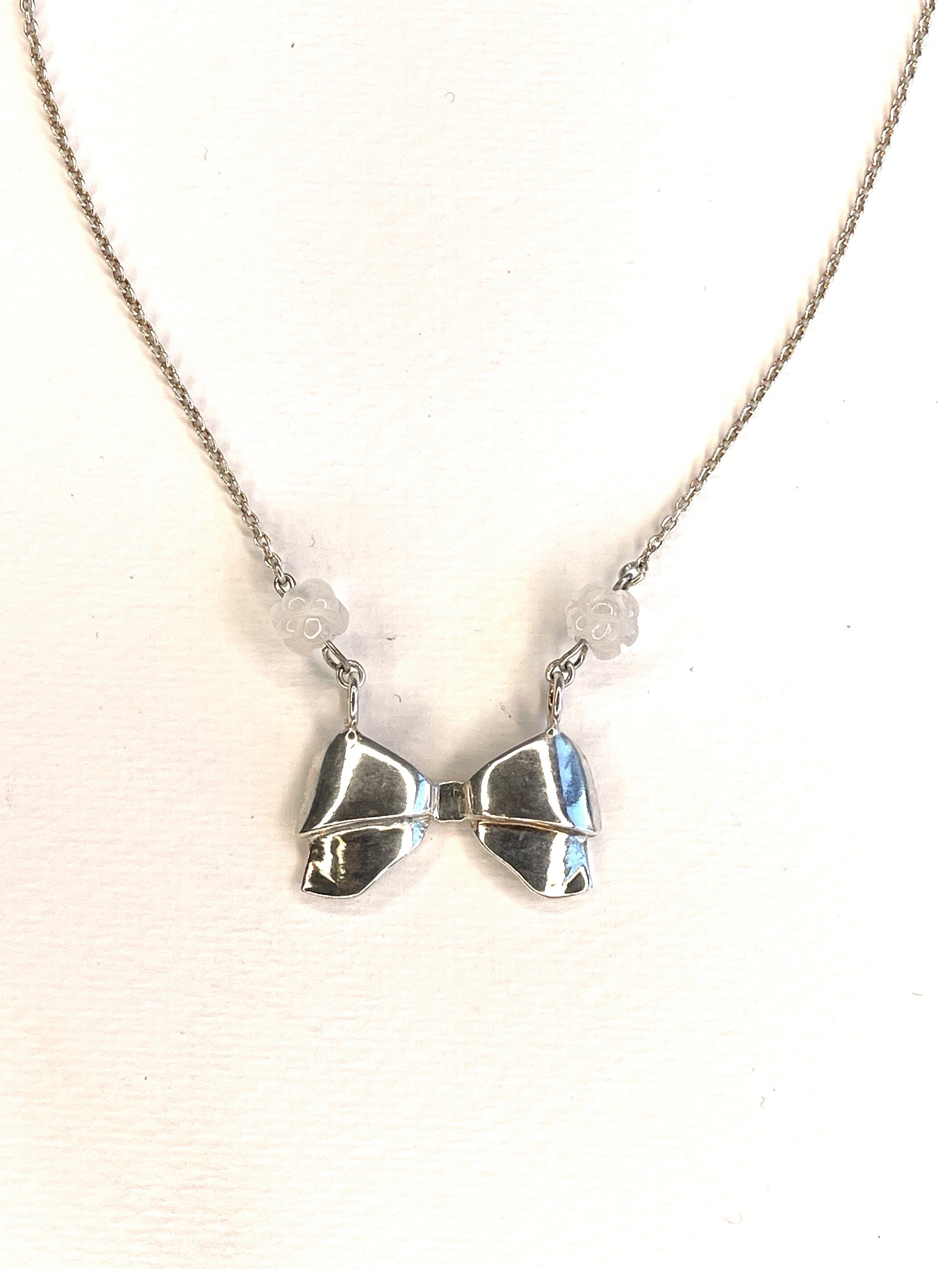 Rhinestone Tie Long Necklace Women's Bow Tie Fashion Diamond - Temu