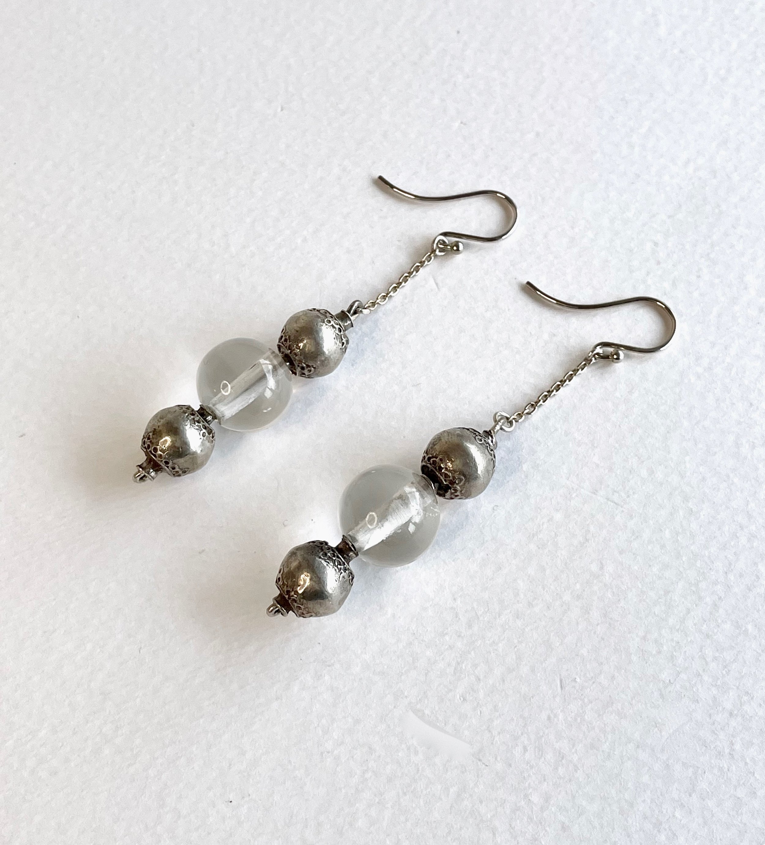 Sterling silver sea shell earrings - Studio Bronwyn Berman Jewellery &  Artwork