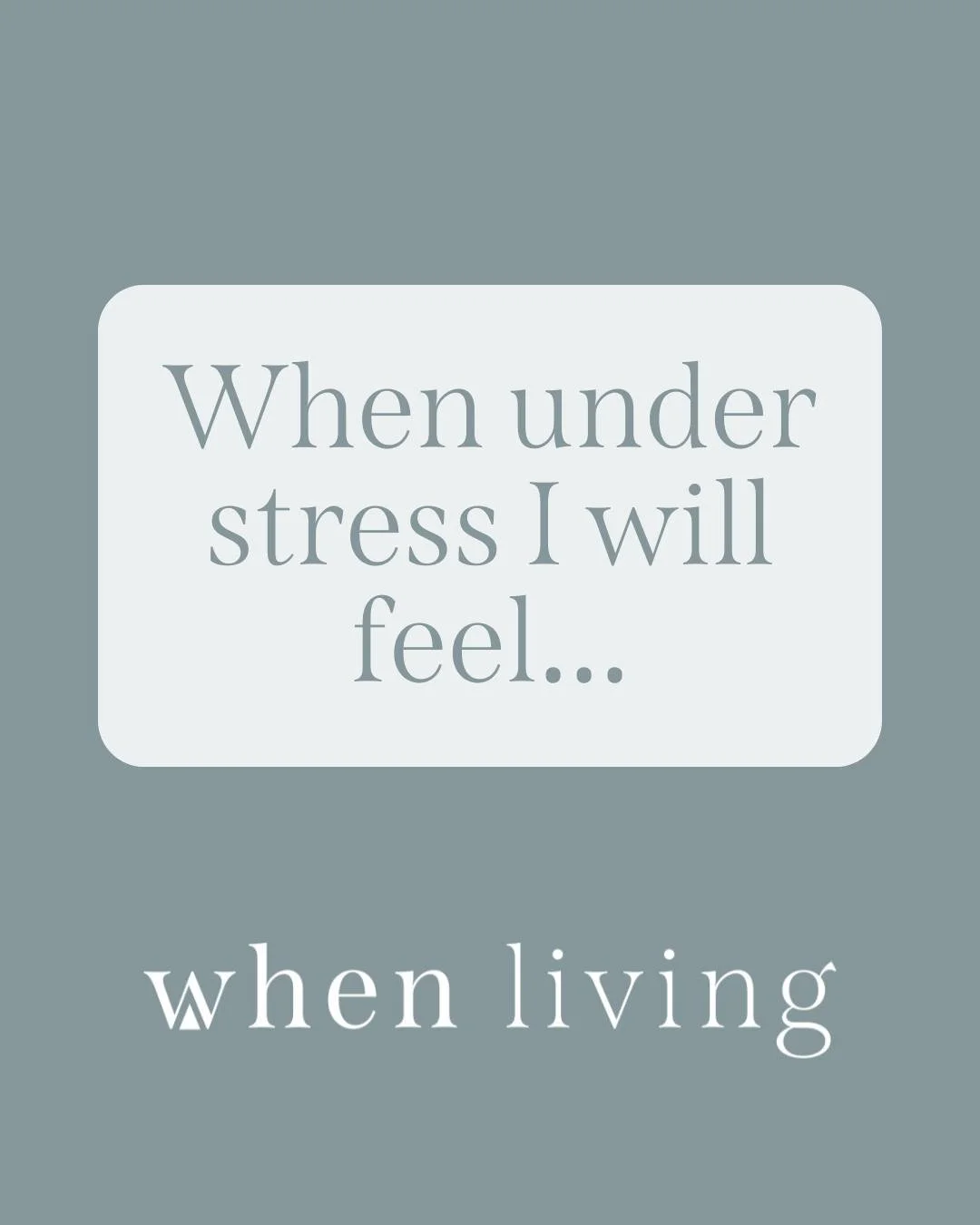 When under stress I will feel...

A. Angry / Annoyed / Irritable / Impatient
B. Depressed / Unmotivated / Insular
C. Anxious / Worried

Which sounds most like you in times of stress?
Finding deep peace and health starts with understanding your unique