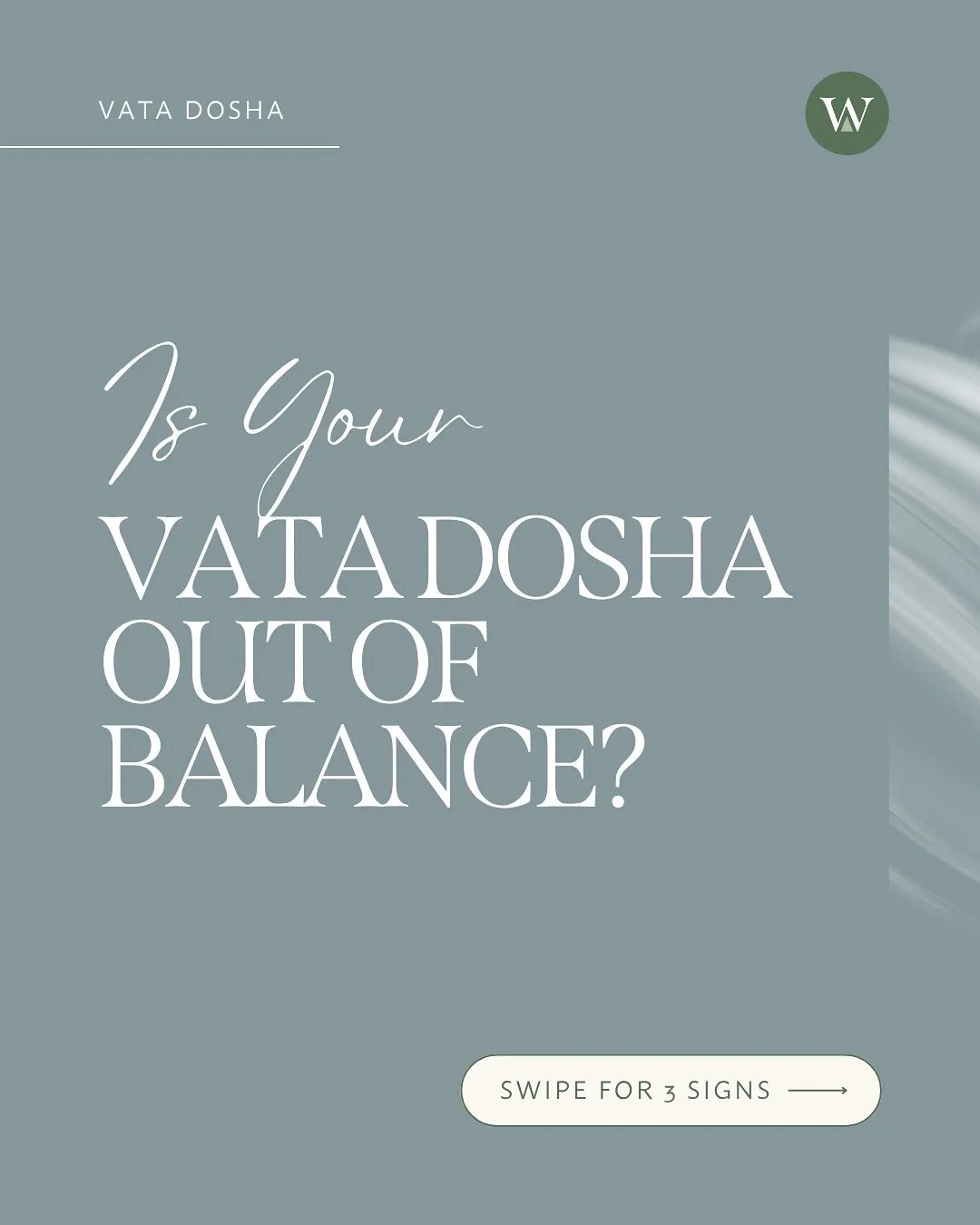 ❄️ Cold hands and feet
💤 Trouble sleeping through the night
🌀 Racing thoughts that just won&rsquo;t settle

These are classic signs of Vata imbalance, especially during the windy, dry fall season. According to Ayurveda, Vata governs movement, and w