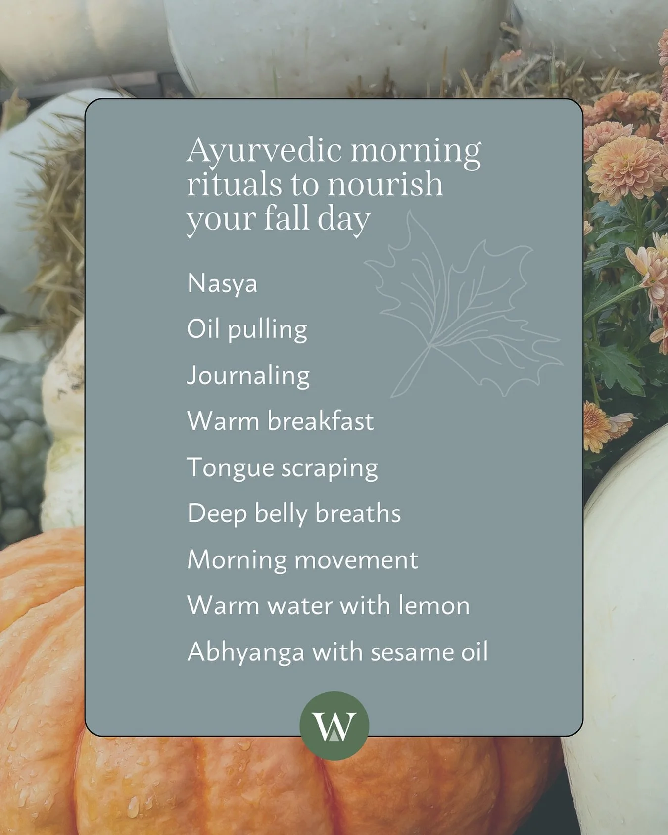 Morning rituals to nourish your fall day Emoji

These simple practices will help you stay grounded and warm and set you up for a more peaceful day.

What is your favorite way to begin a chilly fall morning?