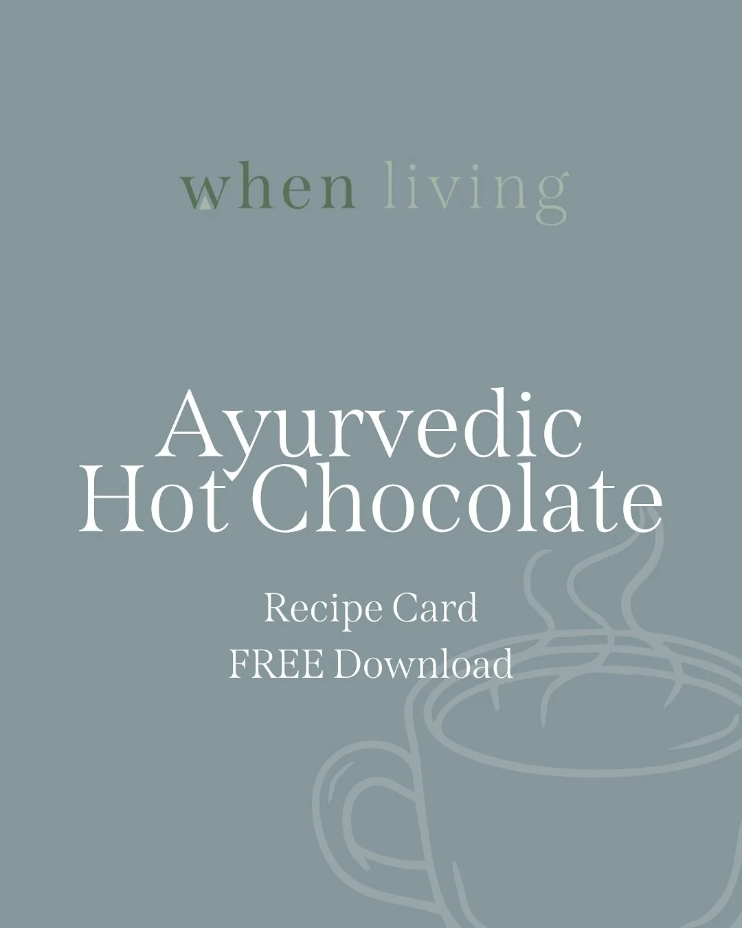 Winter wellness, but make it delish 🤎

Grab our FREE Ayurvedic Hot Chocolate recipe - crafted with real cacao, ghee and Ayurvedic goodness for a grounding &amp; indulgent cold-weather sip. 

Download it at the link in our bio and get cozyyyyy. 

#ay
