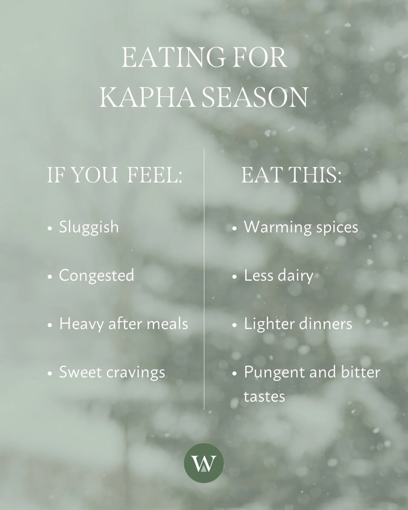 If you feel:

😴 Sluggish? &rarr; Choose warming spices

Why: Kapha is naturally cold, heavy, and slow. Warming spices like ginger, cinnamon, and black pepper ignite agni (digestive fire), increase circulation, and help lift that sleepy, stuck feelin