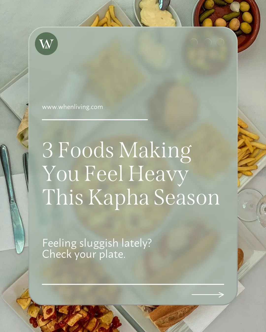 Always remember, Ayurveda is not about depriving yourself or following rigid rules. 

Ayurveda is about cultivating awareness in how these foods make you feel right now, so that you can choose what is best for your health at any given moment ✨