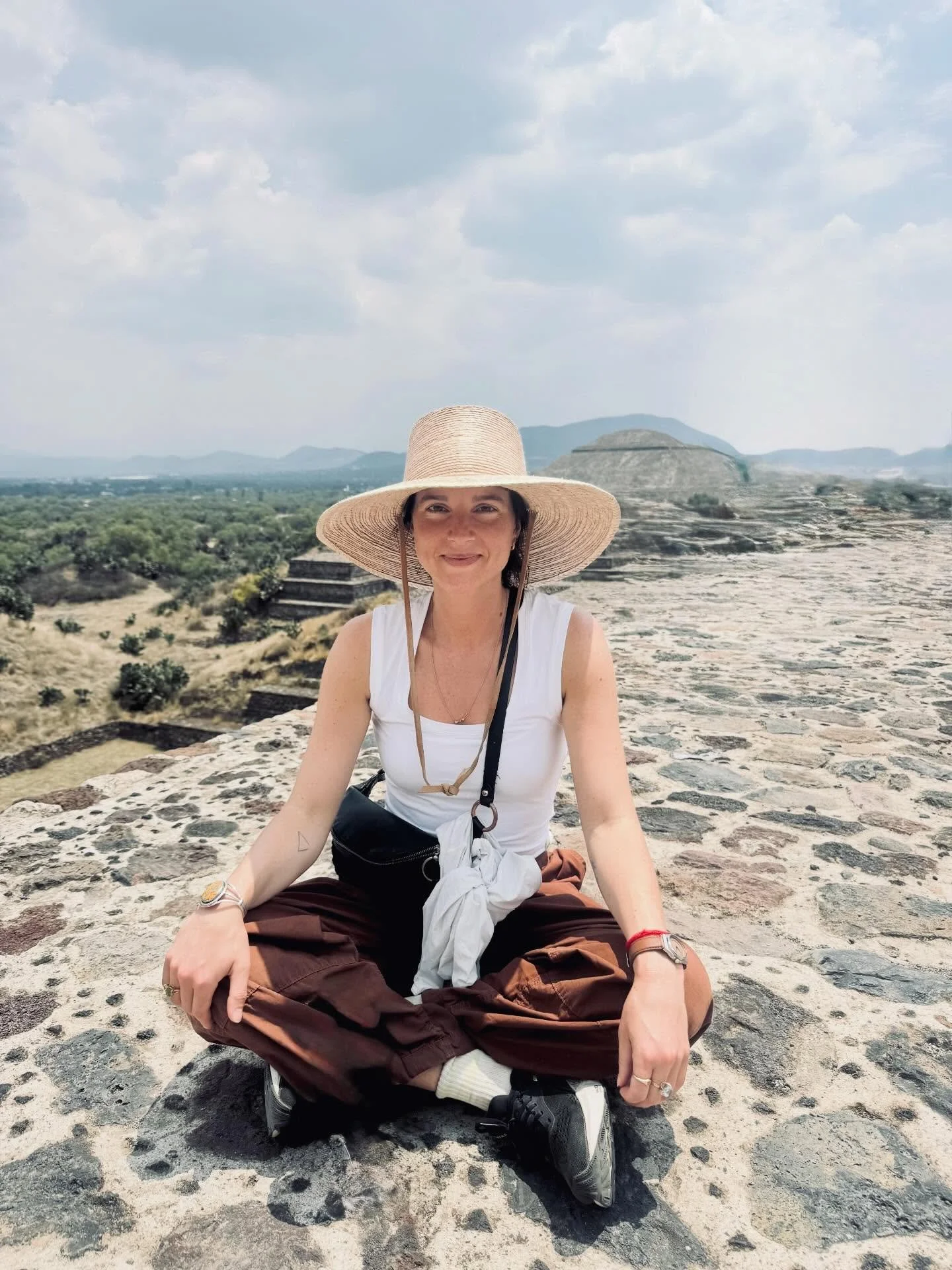 I traveled to the sacred city of Teotihuac&aacute;n with seven incredible women. 🌞🌑

Sitting atop the Pyramid of the Moon, I felt what Ayurveda has always known &mdash; that our bodies are not separate from the earth. They are the earth. Fire, wate