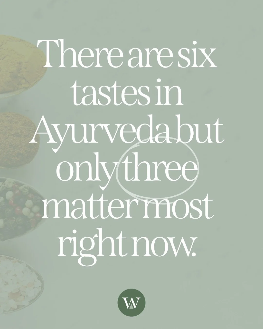 You&rsquo;re not just eating food, you&rsquo;re eating qualities and this time of year, those qualities matter.

In Ayurveda, Kapha season (~mid January to mid May) is defined by heavy, cold, and damp energy which is why you might be feeling more slu