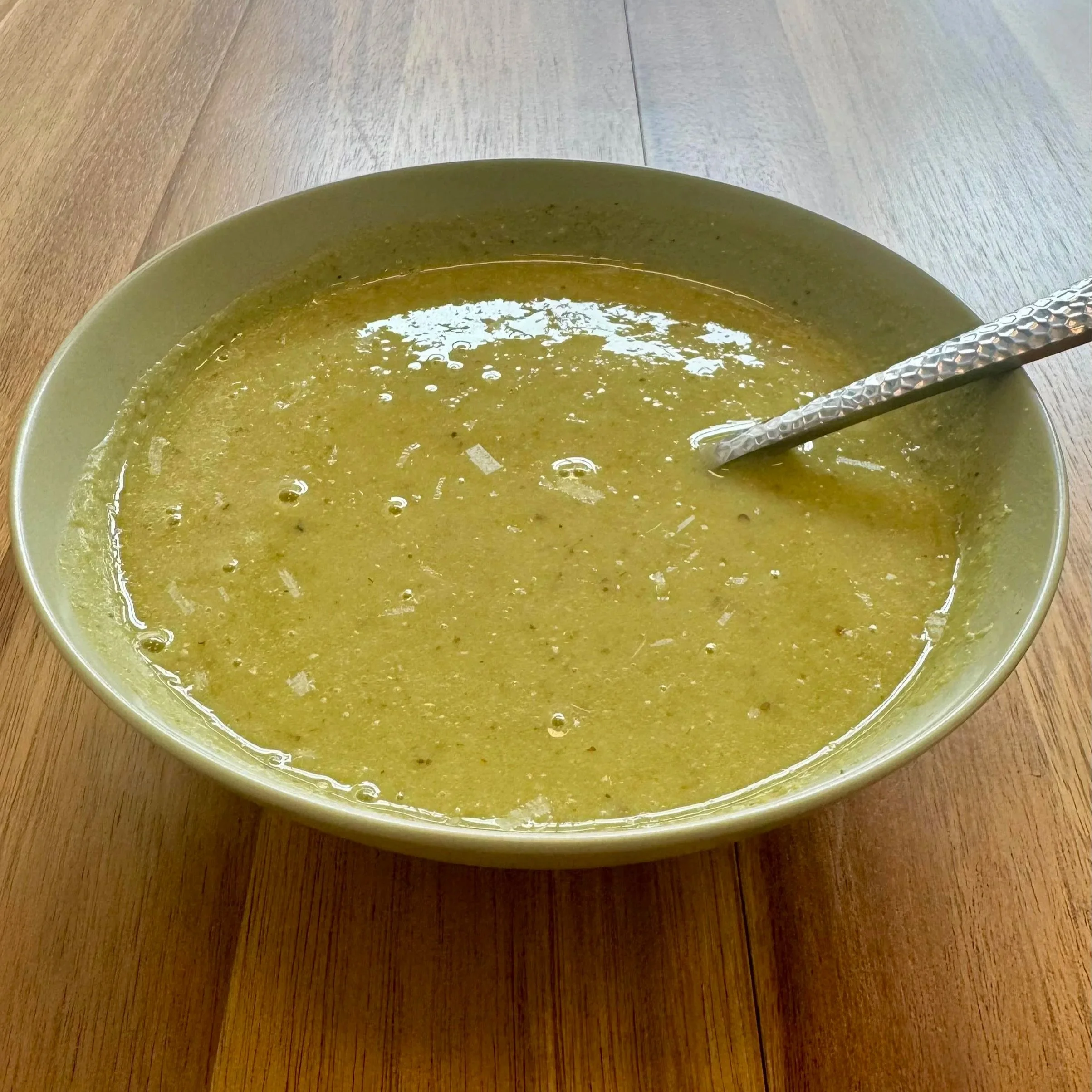 Spring Awakening Pea, Leek &amp; Shallot Soup