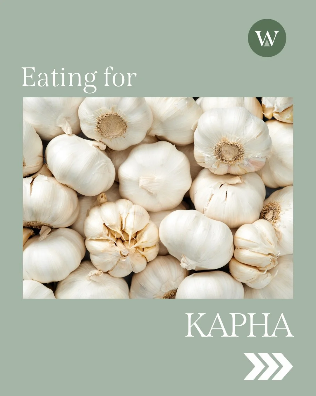 If you&rsquo;ve been feeling heavy, sluggish, congested, or low-energy, Ayurveda would call this excess Kapha 🌎💧

One of the simplest ways to bring the body back into balance is through food.

🧄Garlic and leeks are naturally pungent and warming, h