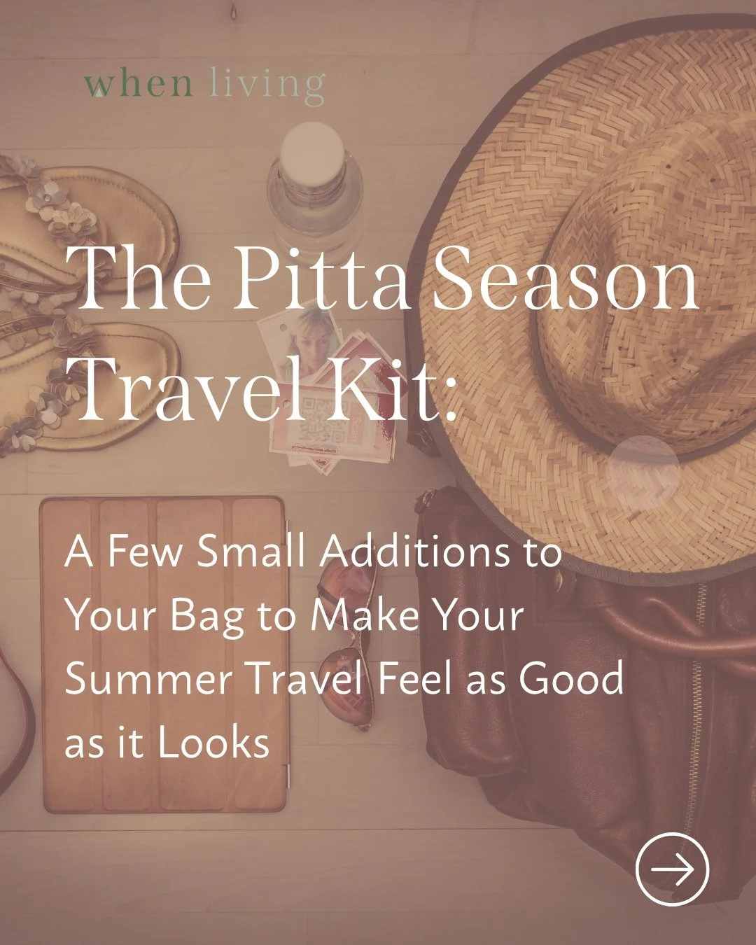Summer heat doesn't ease you in, it hits fast. More sweat, more inflammation, a nervous system that's already working overtime and travel just adds to all of it.

That's exactly why hot-weather trips call for a little extra cooling and grounding, not