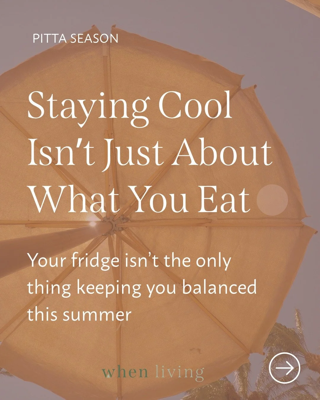 Cool your pace, not just your plate. 🍽️

Everyone's talking about what to eat and drink in the heat. Almost no one's talking about the other half of the equation, and it might matter more.

Swipe for three shifts that cool you down faster than an ic