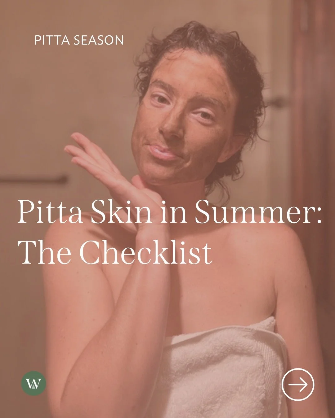 Breakouts, redness, sunburn, heat rash &mdash; That's Pitta showing up on your skin. 🔥

Skin is one of the clearest places Pitta expresses excess heat, and summer is exactly when that heat runs highest. The fix isn't a new product &mdash; it's a shi