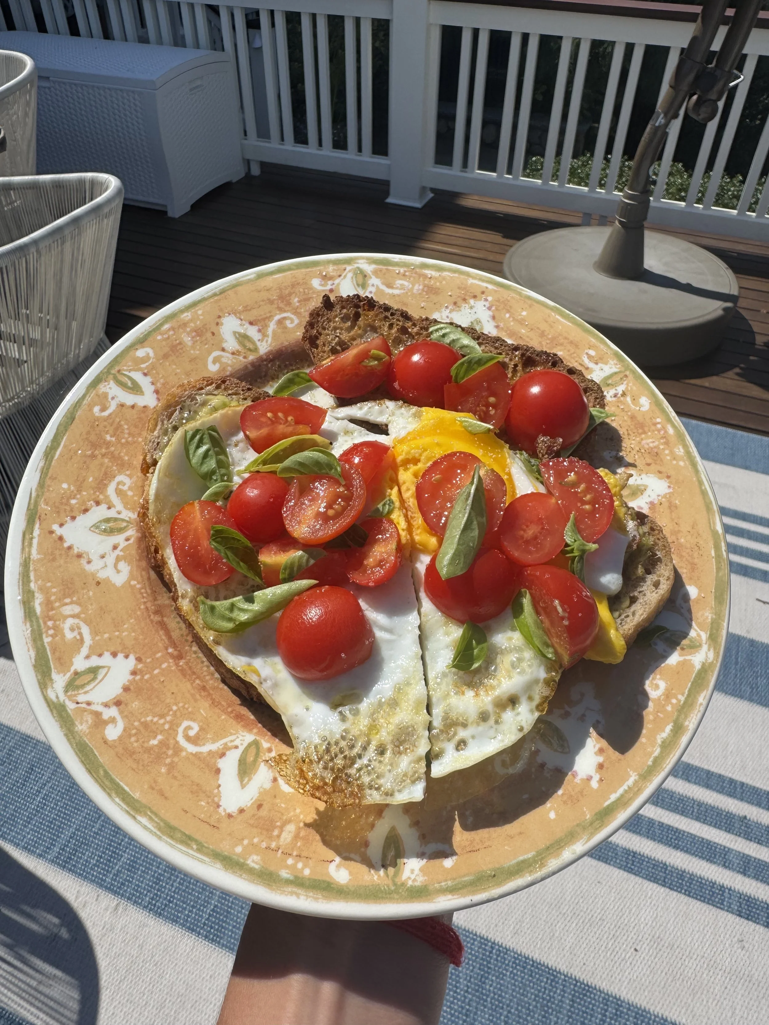Tomato Basil Summer Toast
