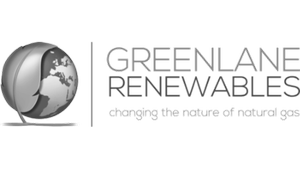 GreenLane Renewables logo with a globe and the tagline 'changing the nature of natural gas'.