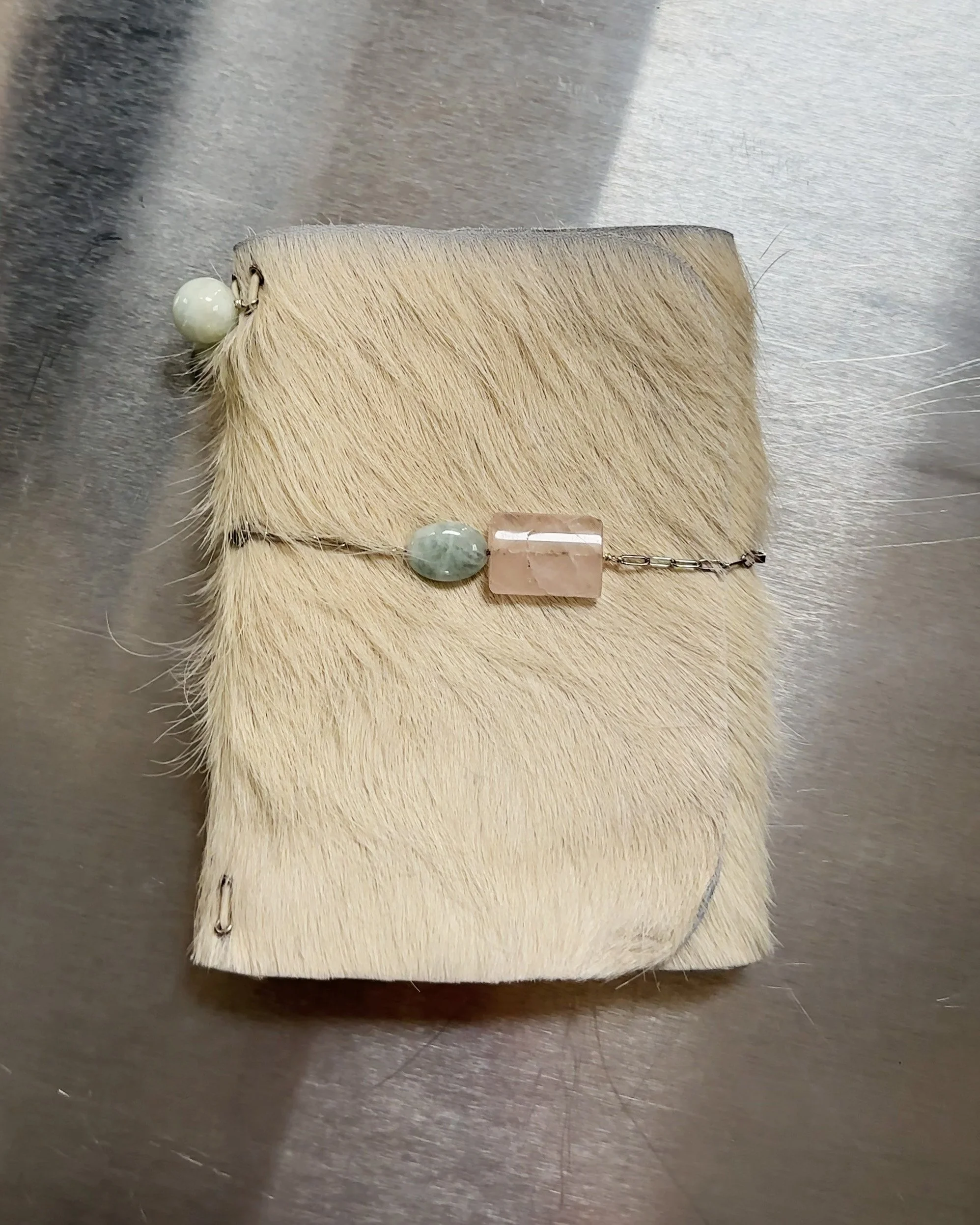 3 leather refillable journal cover gemstones chain designer journal.jpg