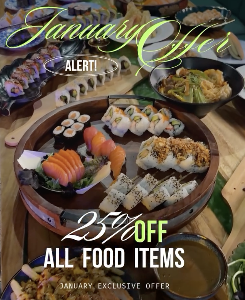 January Just Got Tastier — Enjoy 25% OFF All Food at Esco ✨