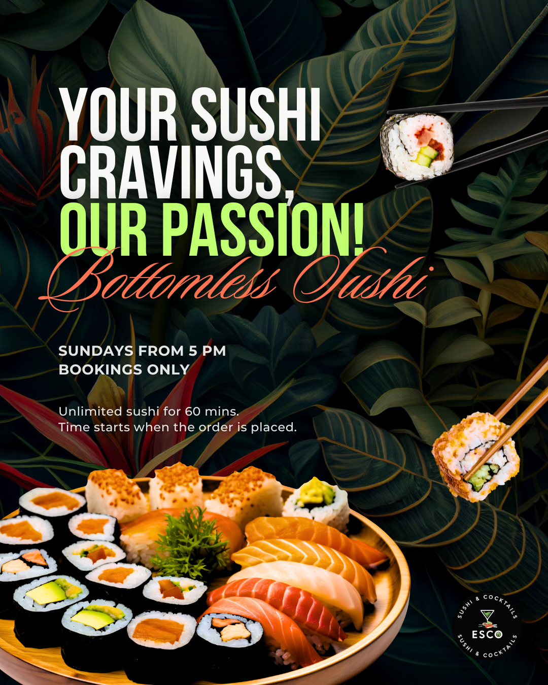 🍣 Unlimited Sundays: Hampshire’s Number One Bottomless Sushi Experience