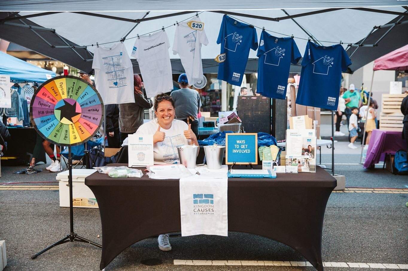 KCB is at the last Summer Streetfest in Bellflower tonight! ☀️

Stop by our booth to purchase a shirt for a good cause, spin the wheel for a treat, collect community resources, and say hi! 👋

We look forward to seeing you real soon! 💙
.
.
.
#bellfl
