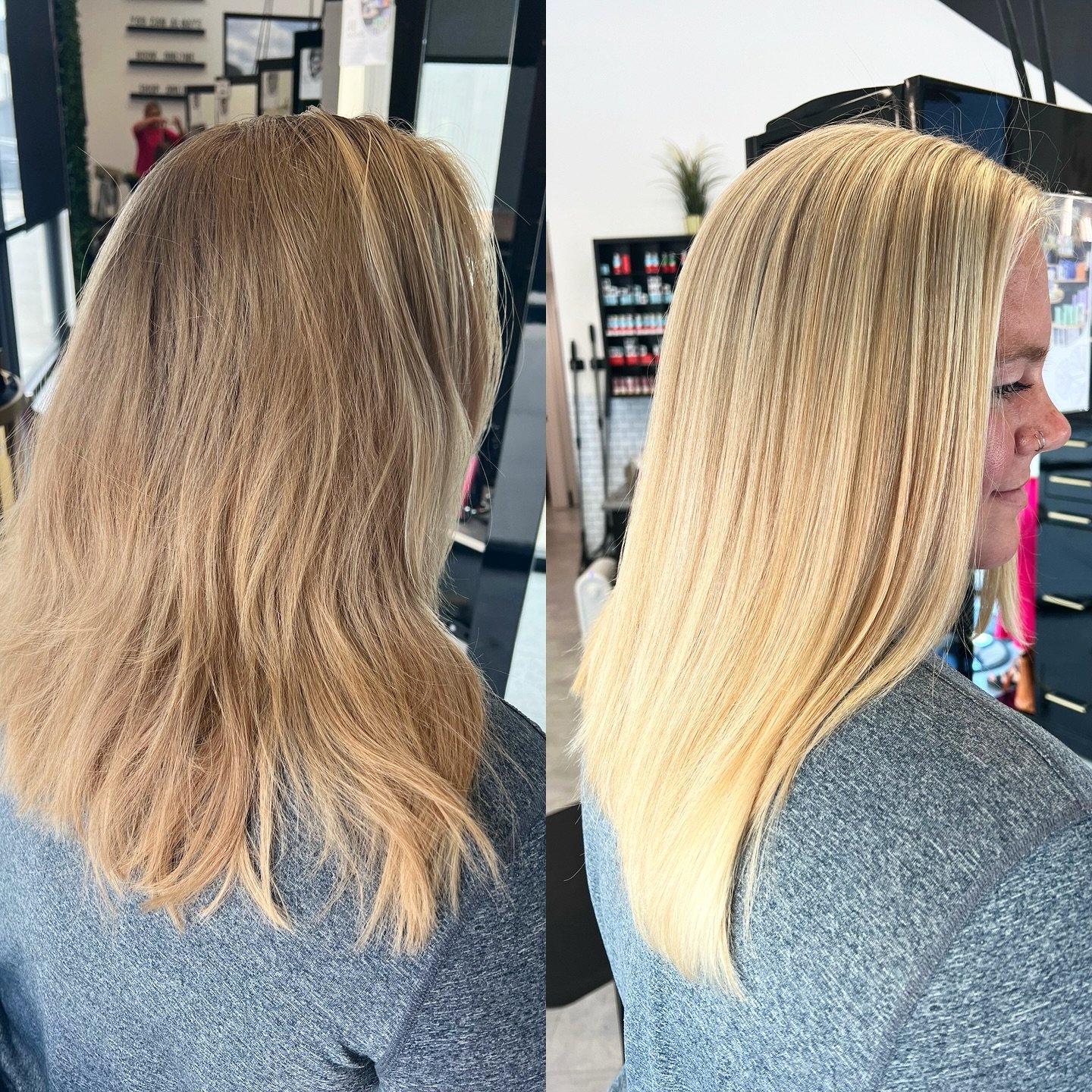 ✨🌟 Today was the day.

My beautiful client has been on a journey of trust and transformation&mdash;and today, we brought her bright, bold blonde dreams to life in just a few short hours.

It&rsquo;s not always possible to achieve this level of brigh