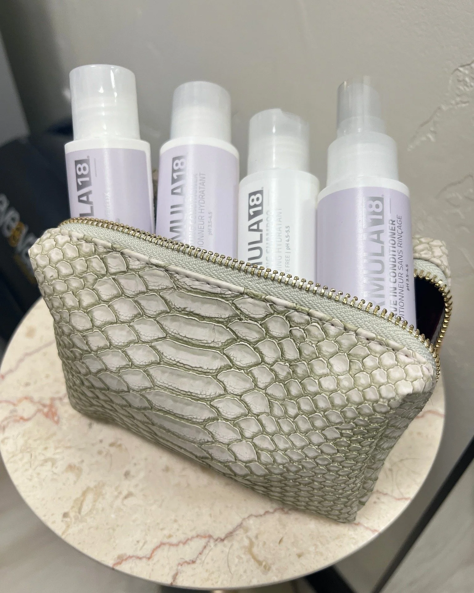 Holiday travel season is here &mdash; which means it&rsquo;s time to pack smart. ✈️✨

And when it comes to your hair, having the right travel products (in the right travel case) makes all the difference.

In this photo, I&rsquo;ve got two of my go-to