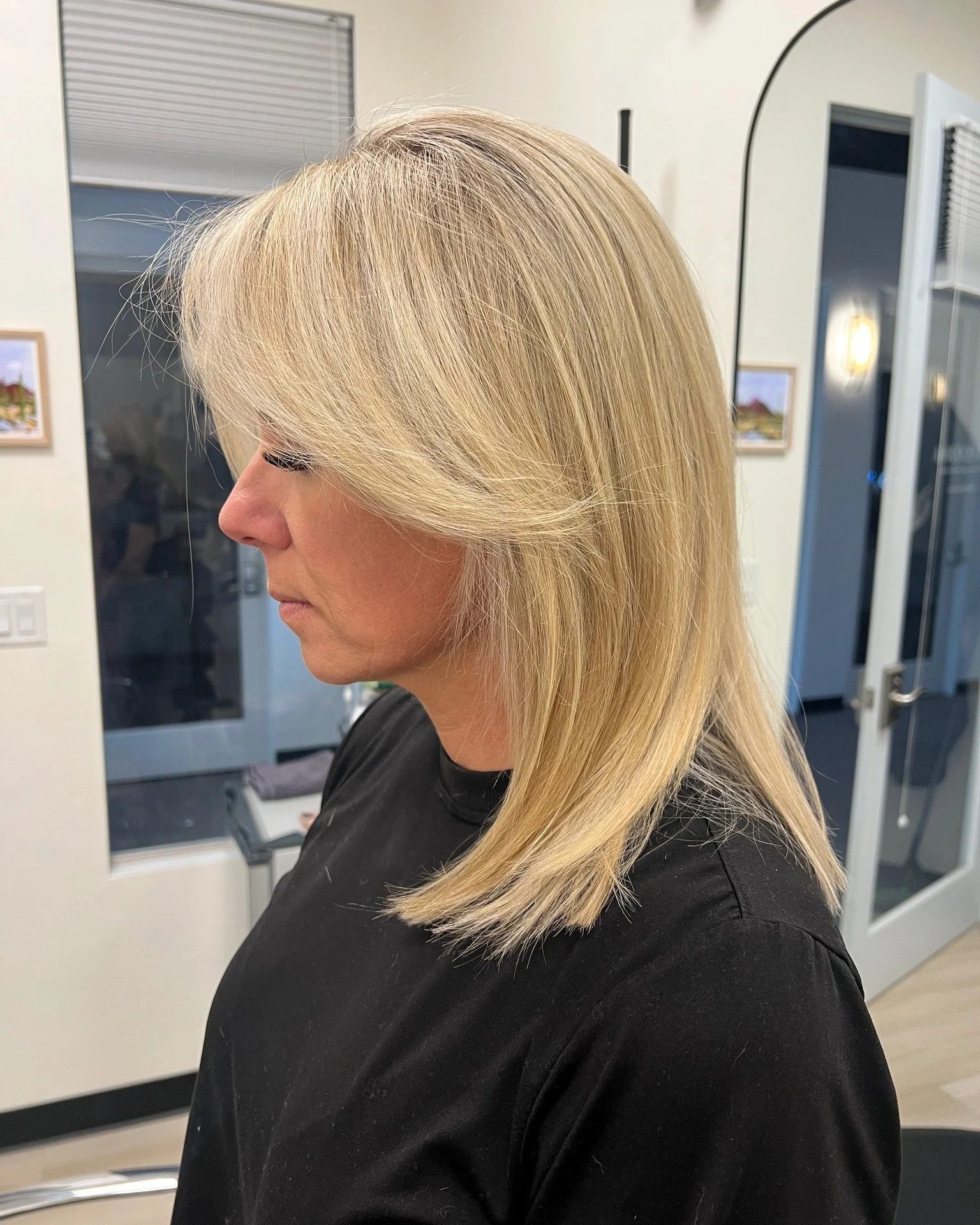Those short, fragile pieces around her face went from &ldquo;HELP!&rdquo; to &ldquo;WOW&hellip; this looks so good.&rdquo; ✨

Instead of fighting against what her hair was doing, we worked with it and turned those broken pieces into soft, intentional