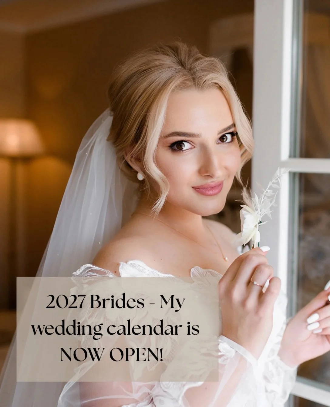 💍 2027 BRIDES &mdash; IT&rsquo;S OFFICIAL!

My 2027 bridal calendar is NOW OPEN! 🥂✨

After an incredible season of beautiful brides, mountain views, happy tears, and a whole lot of hairspray&hellip; I&rsquo;m so excited to start filling my 2027 wed