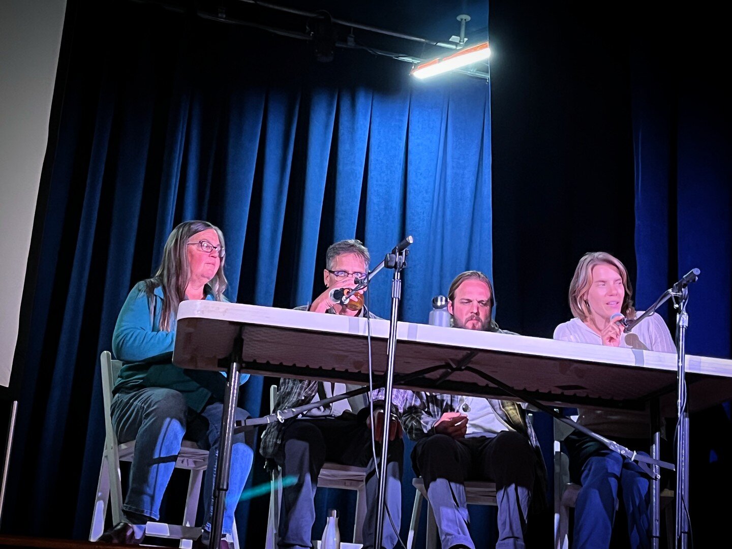 Yet another fantastic opportunity to engage with the community was at a panel at the Which Way the Wind Festival. Held each year in October to commemorate the non-violent anti-nuclear protests waged upon the high seas by the Golden Rule ship, Jack Ir