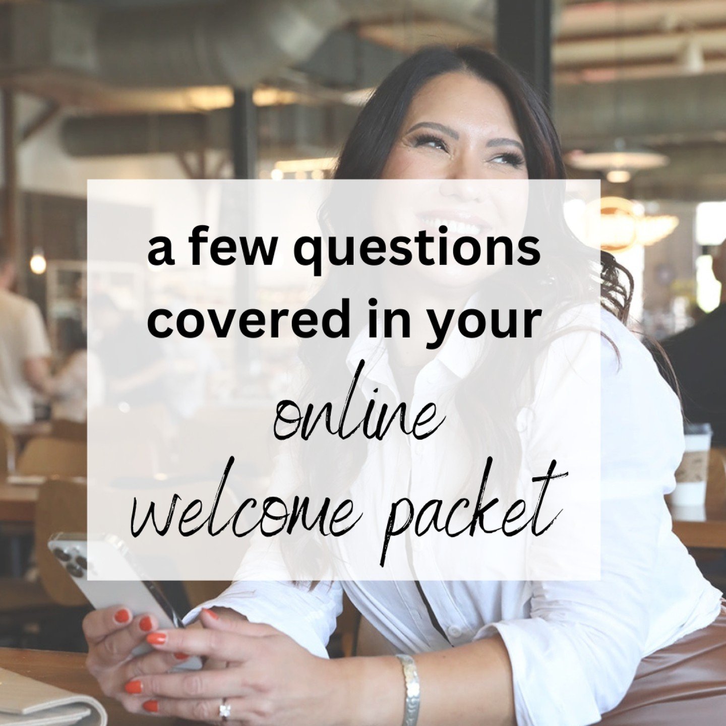 It&rsquo;s totally NORMAL to have lots of questions that have nothing to do with hair when you&rsquo;re about to have your first appointment with a new stylist!

I want to help you feel as comfortable as possible before you even walk in the door! Whe